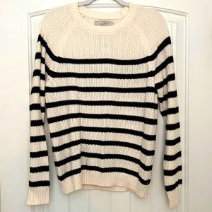 Loft Breton Striped Cotton Sweater